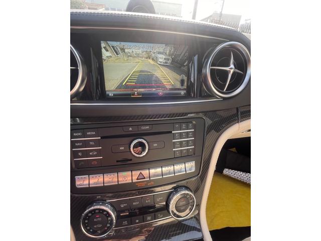 ＳＬ 　ＡＭＧ　ＳＬ６３ファイナル　　ＮＡＶＩ　．ＡＥＲＯ　ＩＳＴＯＰ　：整備記録　カーボン　　Ｓ：ＧＴフロントグリル　ベージュレザー（28枚目）