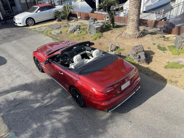 ＳＬ 　ＡＭＧ　ＳＬ６３ファイナル　　ＮＡＶＩ　．ＡＥＲＯ　ＩＳＴＯＰ　：整備記録　カーボン　　Ｓ：ＧＴフロントグリル　ベージュレザー（35枚目）