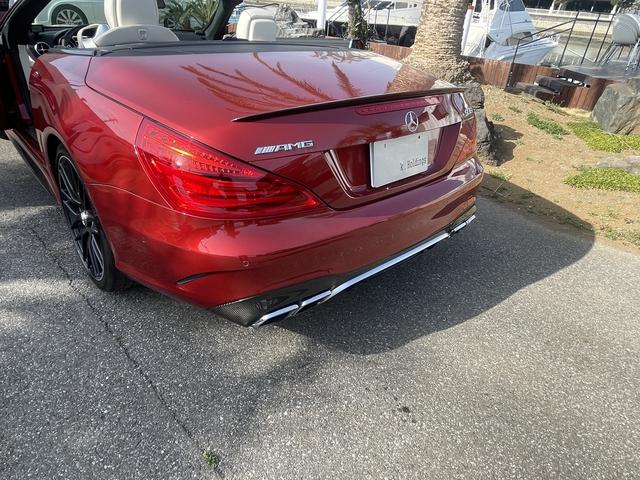 ＳＬ 　ＡＭＧ　ＳＬ６３ファイナル　　ＮＡＶＩ　．ＡＥＲＯ　ＩＳＴＯＰ　：整備記録　カーボン　　Ｓ：ＧＴフロントグリル　ベージュレザー（36枚目）