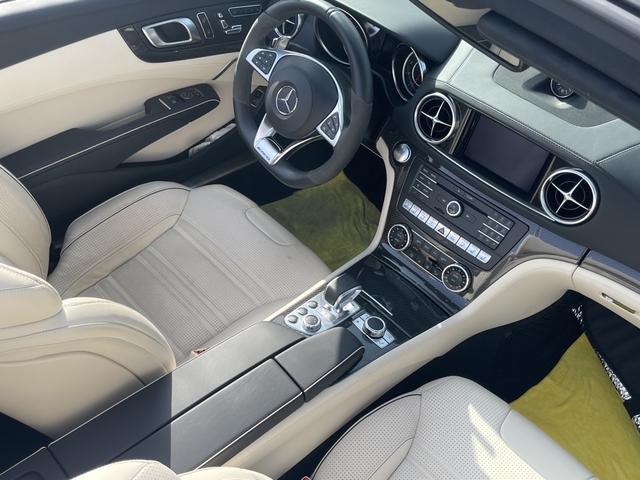 ＳＬ 　ＡＭＧ　ＳＬ６３ファイナル　　ＮＡＶＩ　．ＡＥＲＯ　ＩＳＴＯＰ　：整備記録　カーボン　　Ｓ：ＧＴフロントグリル　ベージュレザー（38枚目）