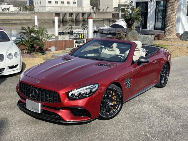 ＳＬ 　ＡＭＧ　ＳＬ６３ファイナル　　ＮＡＶＩ　．ＡＥＲＯ　ＩＳＴＯＰ　：整備記録　カーボン　　Ｓ：ＧＴフロントグリル　ベージュレザー（41枚目）