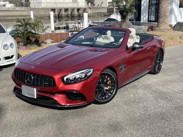 ＳＬ 　ＡＭＧ　ＳＬ６３ファイナル　　ＮＡＶＩ　．ＡＥＲＯ　ＩＳＴＯＰ　：整備記録　カーボン　　Ｓ：ＧＴフロントグリル　ベージュレザー（45枚目）
