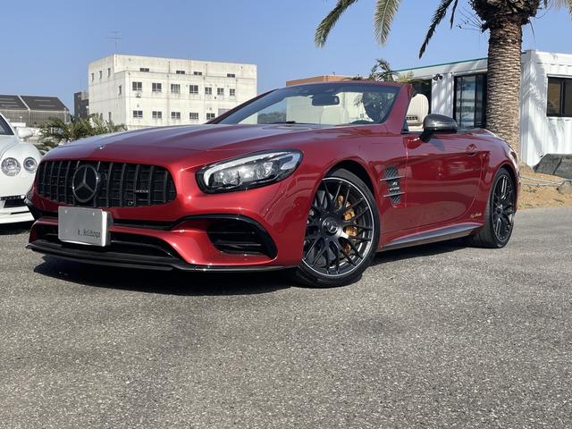 ＳＬ 　ＡＭＧ　ＳＬ６３ファイナル　　ＮＡＶＩ　．ＡＥＲＯ　ＩＳＴＯＰ　：整備記録　カーボン　　Ｓ：ＧＴフロントグリル　ベージュレザー（47枚目）