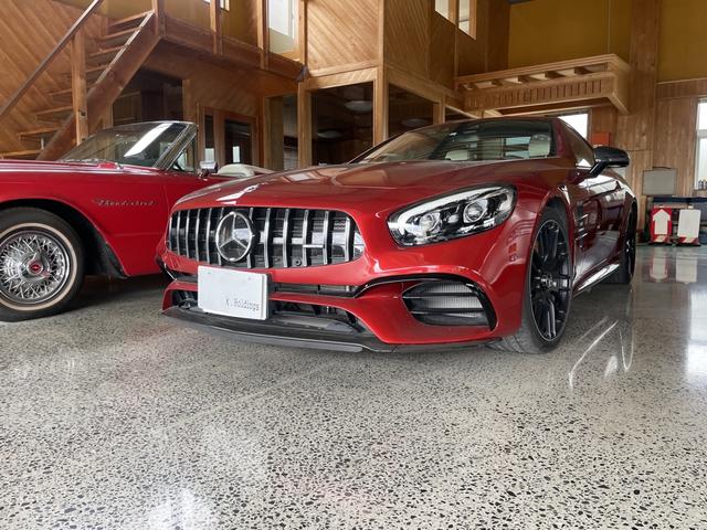 ＳＬ 　ＡＭＧ　ＳＬ６３ファイナル　　ＮＡＶＩ　．ＡＥＲＯ　ＩＳＴＯＰ　：整備記録　カーボン　　Ｓ：ＧＴフロントグリル　ベージュレザー（48枚目）
