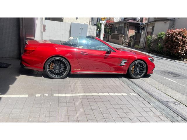 ＳＬ 　ＡＭＧ　ＳＬ６３ファイナル　　ＮＡＶＩ　．ＡＥＲＯ　ＩＳＴＯＰ　：整備記録　カーボン　　Ｓ：ＧＴフロントグリル　ベージュレザー（69枚目）