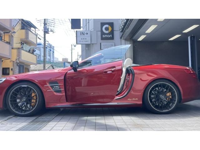 ＳＬ 　ＡＭＧ　ＳＬ６３ファイナル　　ＮＡＶＩ　．ＡＥＲＯ　ＩＳＴＯＰ　：整備記録　カーボン　　Ｓ：ＧＴフロントグリル　ベージュレザー（71枚目）