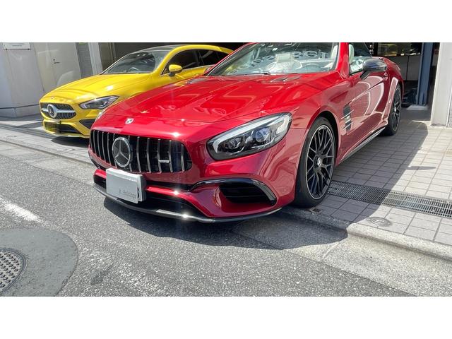 ＳＬ 　ＡＭＧ　ＳＬ６３ファイナル　　ＮＡＶＩ　．ＡＥＲＯ　ＩＳＴＯＰ　：整備記録　カーボン　　Ｓ：ＧＴフロントグリル　ベージュレザー（74枚目）