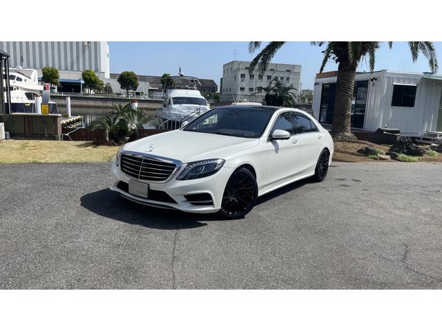 Ｓ５５０ロング　Ｓ５５０ロング　ＡＭＧライン　ナビ　パノラミックルーフ　　エアロ　ＩＳＴＯＰ　パッケージ　ショーファーパッケージ：記録簿　取説　整備手帳、スペアーキー：Ｃａｒｌｓｓｏｎ２１インチＡＷ　　パドルシフト(29枚目)