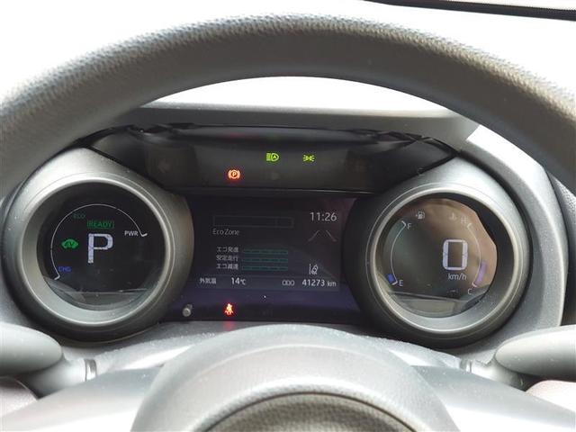 ヤリス ハイブリッドＧ　ＬＥＤライト　Ｉストップ　サイドエアバッグ　スマートキ　ナビ　Ｂモニター　ドライブレコーダー　ＥＴＣ車載器　横滑り防止装置　クルコン　セキュリティアラーム　メディアプレイヤー接続　パワステ　キーフリー（16枚目）