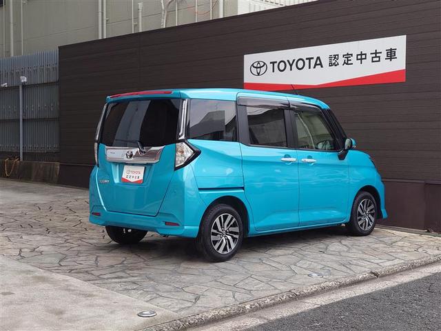 ルーミー カスタムG アイドリング 両側電動SD LEDヘット バックビューモニター 衝突回避ブレーキ フルフラット スマートキー メモリナビ ワンセグTV クルーズコントロール ETC ドライブレコーダー 1オーナー(5枚目)