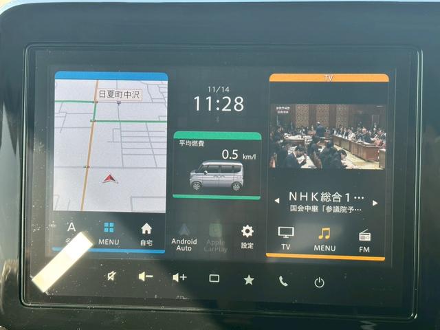 スペーシアカスタム ハイブリッドXS 純正9インチナビ 全方位カメラ ETC スズキコネクト通信機 電動パーキング アダプティブクルーズコントロール 両側パワースライドドア ハンドルヒーター シートヒーター リモコンキー2個(5枚目)