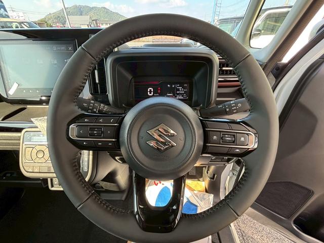 スペーシアカスタム ハイブリッドXS 純正9インチナビ 全方位カメラ ETC スズキコネクト通信機 電動パーキング アダプティブクルーズコントロール 両側パワースライドドア ハンドルヒーター シートヒーター リモコンキー2個(10枚目)