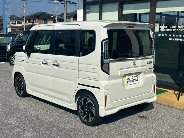 スペーシアカスタム ハイブリッドXS 純正9インチナビ 全方位カメラ ETC スズキコネクト通信機 電動パーキング アダプティブクルーズコントロール 両側パワースライドドア ハンドルヒーター シートヒーター リモコンキー2個(26枚目)