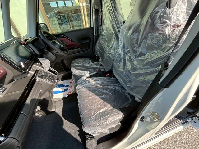 スペーシアカスタム ハイブリッドXS 純正9インチナビ 全方位カメラ ETC スズキコネクト通信機 電動パーキング アダプティブクルーズコントロール 両側パワースライドドア ハンドルヒーター シートヒーター リモコンキー2個(34枚目)