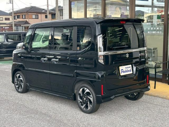 スペーシアカスタム ハイブリッドXS 純正9インチナビ 全方位カメラ ETC スズキコネクト通信機 電動パーキング アダプティブクルーズコントロール ハンドルヒーター シートヒーター 両側パワースライドドア リモコンキー2個(29枚目)