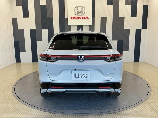 ヴェゼル e:HEVZ BSI・後退出庫サポートレス 純正ドラレコ前後 全周囲カメラ LED 衝突回避支援ブレーキ機能 1オナ スマキ Pトランク フルオートエアコン Dレコ エアバッグ 両席エアバック Rカメ 記録簿付(27枚目)