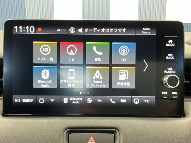 純正スマートナビ付きです！ホンダコネクト対応、フルセグＴＶ視聴、Ｂｌｕｅｔｏｏｔｈ・ミュージックプレーヤー接続可能です！