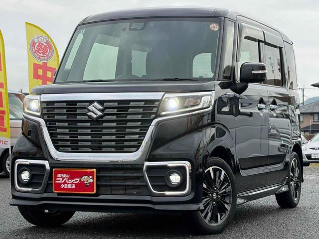 スペーシアカスタム ハイブリッドＸＳ　ワンオーナー　禁煙車　ドラレコ　ＥＴＣ　バックカメラ　両側電動スライドドア　フルセグナビ　ＴＶ　クリアランスソナー　レーンアシスト　衝突被害軽減システム　オートライト　ＬＥＤヘッドランプ　スマートキー（5枚目）