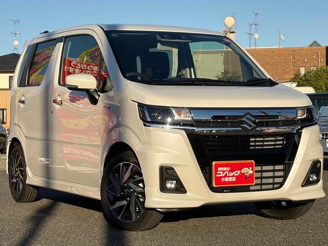 ワゴンRカスタムZ ハイブリッドZX 届出済未使用車 クリアランスソナー オートクルーズコントロール レーンアシスト 衝突被害軽減システム オートライト LEDヘッドランプ スマートキー 電動格納ミラー シートヒーター ベンチシート(7枚目)