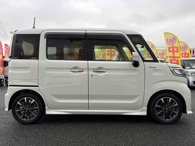 スペーシアカスタム ハイブリッドXS ワンオーナー 禁煙車 ドライブレコーダー ETC バックカメラ 両側電動スライドドア 8インチフルセグナビ TV クリアランスソナー 衝突軽減システム オートライト LEDヘッドランプ スマートキー(10枚目)