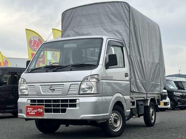 ＮＴ１００クリッパートラック ＤＸ　幌車　ホロ車　車検整備付　ワンセグナビ　ＥＴＣ　全高２４３ｍｍ　後部カーテン式　軽トラック　ＡＴ　エアコン　パワーステアリング　運転席エアバッグ　内外装仕上済　軽トラ　中古車（4枚目）
