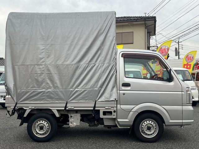 ＮＴ１００クリッパートラック ＤＸ　幌車　ホロ車　車検整備付　ワンセグナビ　ＥＴＣ　全高２４３ｍｍ　後部カーテン式　軽トラック　ＡＴ　エアコン　パワーステアリング　運転席エアバッグ　内外装仕上済　軽トラ　中古車（7枚目）