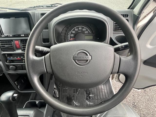 ＮＴ１００クリッパートラック ＤＸ　幌車　ホロ車　車検整備付　ワンセグナビ　ＥＴＣ　全高２４３ｍｍ　後部カーテン式　軽トラック　ＡＴ　エアコン　パワーステアリング　運転席エアバッグ　内外装仕上済　軽トラ　中古車（17枚目）