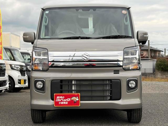 エブリイワゴン ＰＺターボ　届出済未使用車　ディスプレイオーディオ　バックカメラ　両側スライド　クリアランスソナー　レーンアシスト　衝突軽減システム　オートライト　ＬＥＤヘッドランプ　スマートキー　電動格納ミラー　シートヒーター（6枚目）