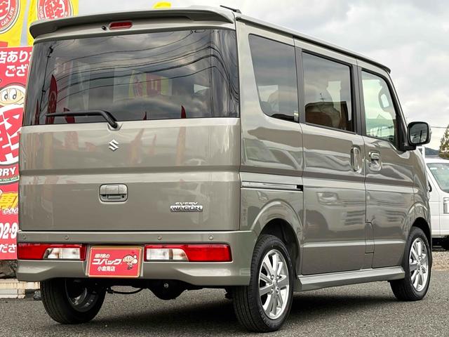 エブリイワゴン ＰＺターボ　届出済未使用車　ディスプレイオーディオ　バックカメラ　両側スライド　クリアランスソナー　レーンアシスト　衝突軽減システム　オートライト　ＬＥＤヘッドランプ　スマートキー　電動格納ミラー　シートヒーター（10枚目）