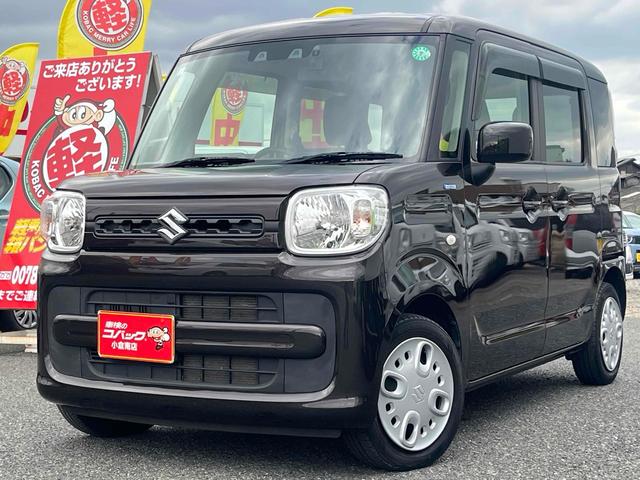 スペーシア ハイブリッドG ワンオーナー 禁煙車 ワンセグナビ ドラレコ ETC 両側スライドドア クリアランスソナー レーンアシスト 衝突被害軽減システム オートライト スマートキー 電動格納ミラー ベンチシート CVT(2枚目)