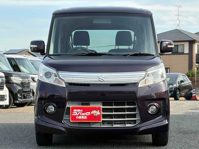 スペーシアカスタム XS 両側スライド・片側電動 ワンセグナビ TV オートライト HID スマートキー アイドリングストップ 電動格納ミラー ベンチシート CVT 盗難防止システム ABS CD USB アルミホイール(3枚目)