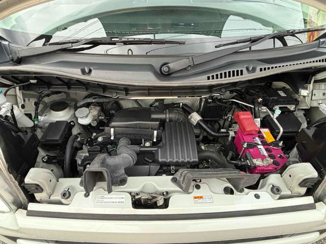 スペーシア ハイブリッドＧ　ワンオーナー　禁煙車　タイヤ４本新品　ドラレコ　ＥＴＣ　ナビ　ＴＶ　クリアランスソナー　レーンアシスト　衝突軽減システム　オートライト　スマートキー　電動格納ミラー　ベンチシート　ＣＶＴ　内外装仕上済（38枚目）