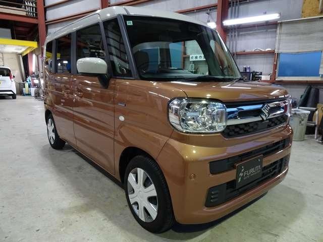 スペーシア ハイブリッドX 8インチ大画面ナビ フルセグTV バックカメラ Bluetooth 両側パワースライドドア LEDヘッドランプ ルーフサーキュレーター(3枚目)