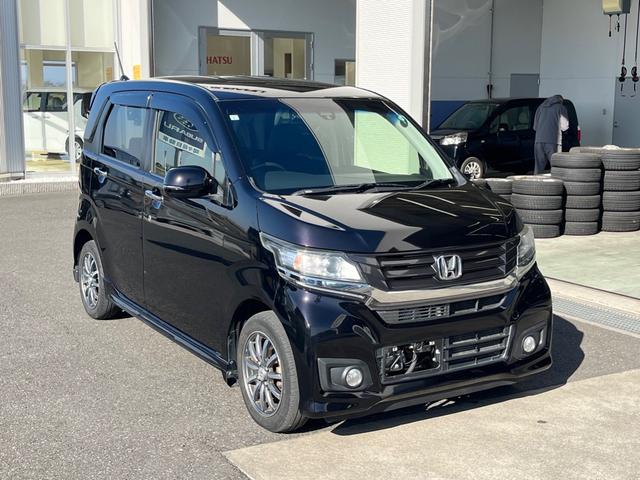 Ｎ－ＷＧＮカスタム Ｇ　安心パッケージ　シティブレーキアシスト　純正ナビ　バックカメラ　ＥＴＣ　スマートキープッシュスタート（3枚目）