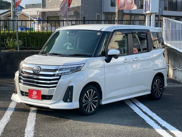 ルーミー カスタムＧ－Ｔ　ＥＴＣ　全周囲カメラ　ＴＶ　両側電動スライドドア　クリアランスソナー　オートクルーズコントロール　衝突被害軽減システム　アルミホイール　オートライト　ＬＥＤヘッドランプ　スマートキー（12枚目）