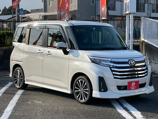 ルーミー カスタムＧ－Ｔ　ＥＴＣ　全周囲カメラ　ＴＶ　両側電動スライドドア　クリアランスソナー　オートクルーズコントロール　衝突被害軽減システム　アルミホイール　オートライト　ＬＥＤヘッドランプ　スマートキー（14枚目）