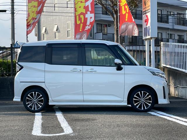 ルーミー カスタムＧ－Ｔ　ＥＴＣ　全周囲カメラ　ＴＶ　両側電動スライドドア　クリアランスソナー　オートクルーズコントロール　衝突被害軽減システム　アルミホイール　オートライト　ＬＥＤヘッドランプ　スマートキー（15枚目）