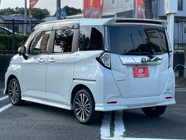 ルーミー カスタムＧ－Ｔ　ＥＴＣ　全周囲カメラ　ＴＶ　両側電動スライドドア　クリアランスソナー　オートクルーズコントロール　衝突被害軽減システム　アルミホイール　オートライト　ＬＥＤヘッドランプ　スマートキー（18枚目）