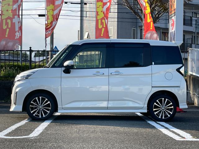 ルーミー カスタムＧ－Ｔ　ＥＴＣ　全周囲カメラ　ＴＶ　両側電動スライドドア　クリアランスソナー　オートクルーズコントロール　衝突被害軽減システム　アルミホイール　オートライト　ＬＥＤヘッドランプ　スマートキー（19枚目）