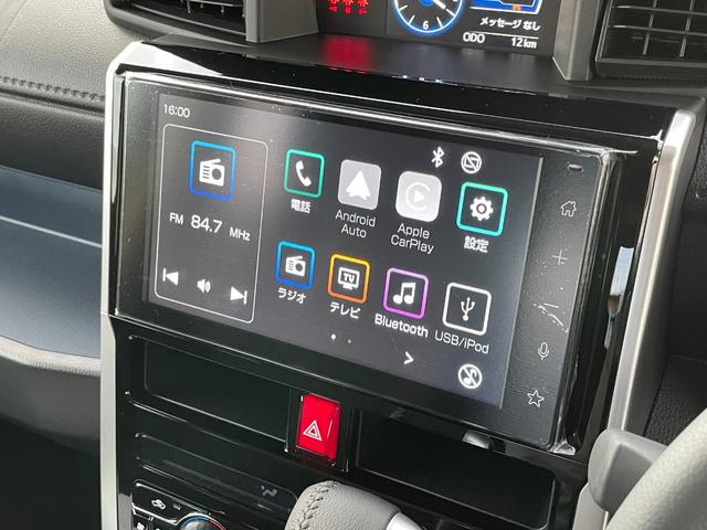 ルーミー カスタムG-T ワンオーナー 全周囲カメラ TV 両側電動スライドドア クリアランスソナー 追従クルーズコントロール 衝突被害軽減システム アルミホイール オートライト LEDヘッドランプ スマートキー 電格ミラー(6枚目)