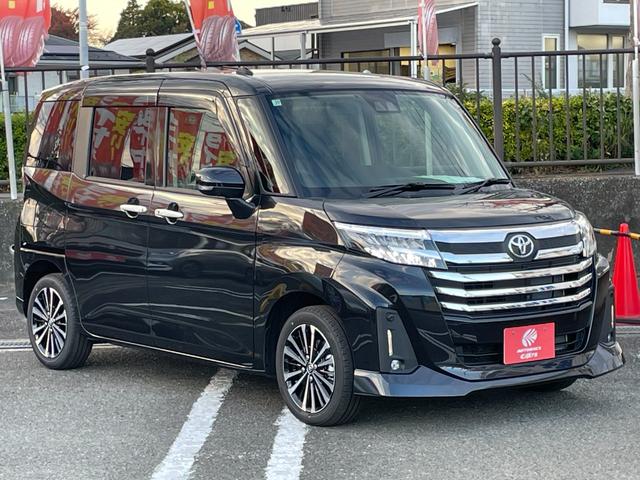 ルーミー カスタムG-T ワンオーナー 全周囲カメラ TV 両側電動スライドドア クリアランスソナー 追従クルーズコントロール 衝突被害軽減システム アルミホイール オートライト LEDヘッドランプ スマートキー 電格ミラー(16枚目)