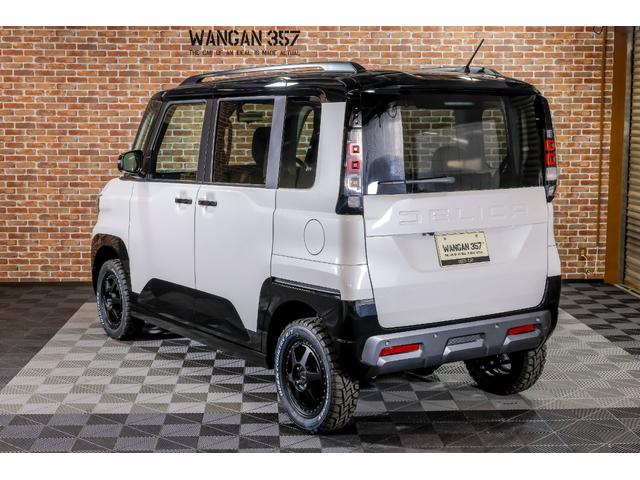 デリカミニ T プレミアム デリマルパッケージ WANGAN357リフトアップキット ラテラルロッド 新品装着 純正12.3インチナビゲーション 純正色ホワイトパール ブラックマイカ ツートーン 15インチタイヤホイール(10枚目)