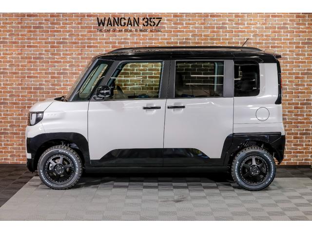 デリカミニ T プレミアム デリマルパッケージ WANGAN357リフトアップキット ラテラルロッド 新品装着 純正12.3インチナビゲーション 純正色ホワイトパール ブラックマイカ ツートーン 15インチタイヤホイール(11枚目)