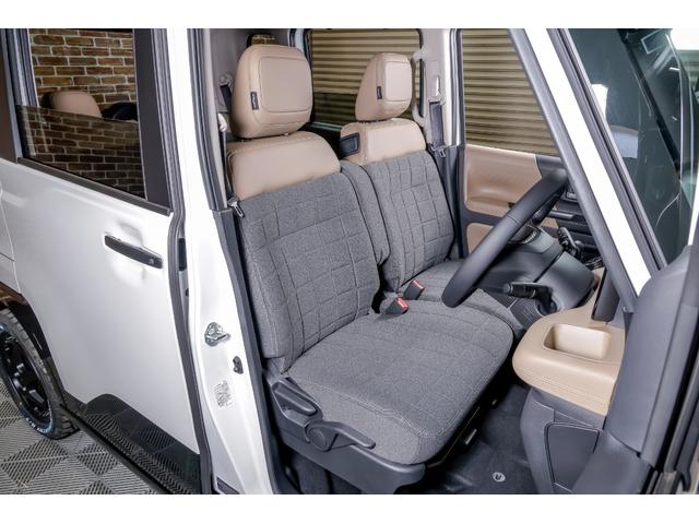 デリカミニ T プレミアム デリマルパッケージ WANGAN357リフトアップキット ラテラルロッド 新品装着 純正12.3インチナビゲーション 純正色ホワイトパール ブラックマイカ ツートーン 15インチタイヤホイール(19枚目)