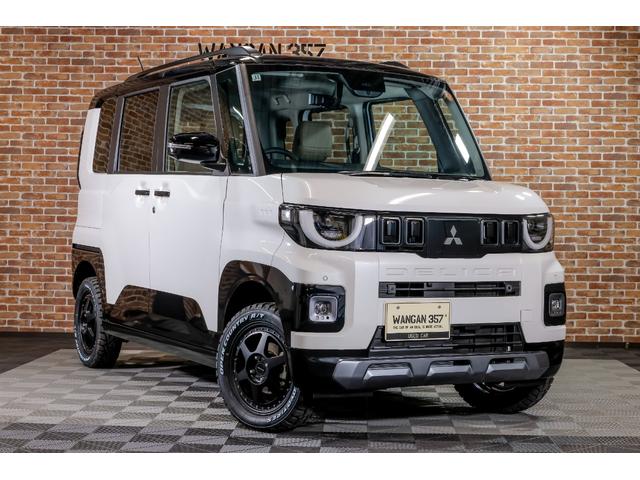 デリカミニ T プレミアム デリマルパッケージ WANGAN357リフトアップキット ラテラルロッド 新品装着 純正12.3インチナビゲーション 純正色ホワイトパール ブラックマイカ ツートーン 15インチタイヤホイール(38枚目)