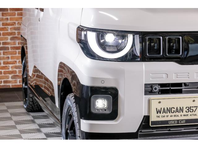 デリカミニ T プレミアム デリマルパッケージ WANGAN357リフトアップキット ラテラルロッド 新品装着 純正12.3インチナビゲーション 純正色ホワイトパール ブラックマイカ ツートーン 15インチタイヤホイール(47枚目)