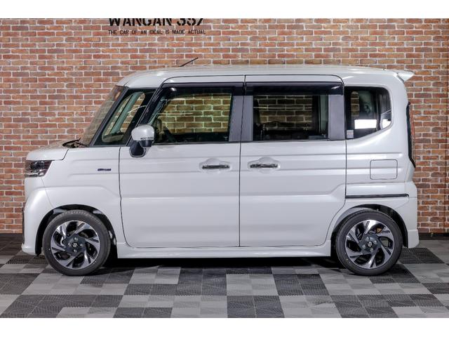スペーシアカスタム ハイブリッドＸＳターボ　カーテンエアバック　運転席エアバッグ　パワーウインドウ　パワステ　横滑り防止　ワンオーナー　オートエアコン　ＡＢＳ　取説記録　運転席助手席エアバック（43枚目）