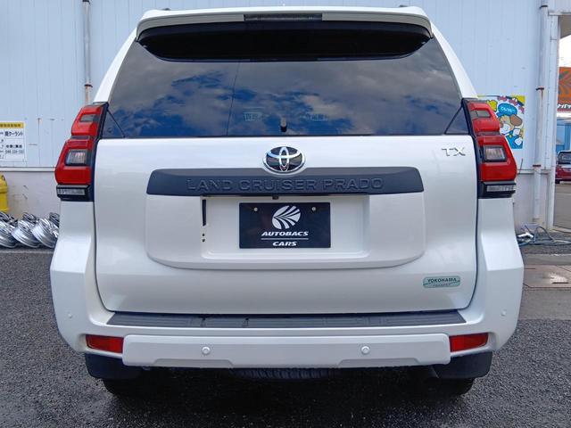 ランドクルーザープラド ＴＸ　Ｌパッケージ　マットブラックエディション　サンルーフ　ルーフレール　ドライブレコーダー　全周囲カメラ　クリアランスソナー　オートクルーズコントロール　レーンアシスト　衝突被害軽減システム　　ナビ　オートマチックハイビーム　ＬＥＤヘッドランプ（33枚目）