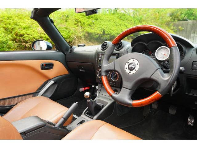 コペン タンレザーエディション　ＭＴ５速　ブースト計　レザーシート　シートヒーター　スロコン（70枚目）