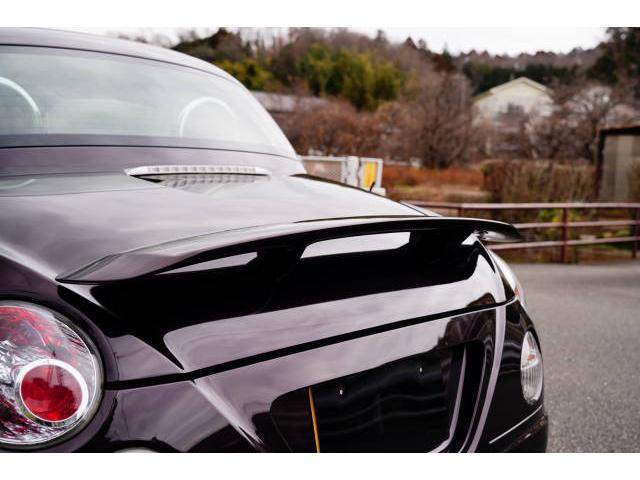 コペン アルティメットエディションＩＩ　テイクオフエアロ　エアロボンネット　トランクスポイラー　ブラックアウトヘッドライト　車高調　レカロシート（74枚目）